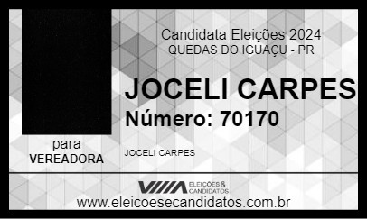 Candidato JOCELI CARPES 2024 - QUEDAS DO IGUAÇU - Eleições