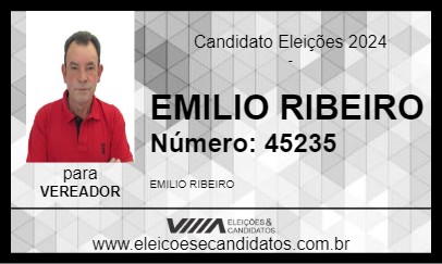 Candidato EMILIO RIBEIRO 2024 - ALMIRANTE TAMANDARÉ - Eleições