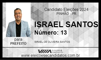 Candidato ISRAEL SANTOS 2024 - PINHÃO - Eleições