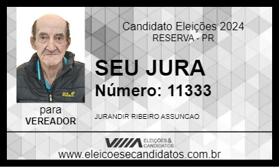 Candidato SEU JURA 2024 - RESERVA - Eleições