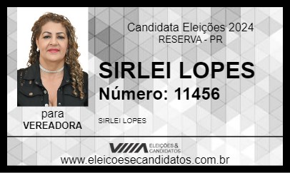 Candidato SIRLEI LOPES 2024 - RESERVA - Eleições