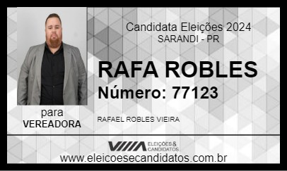 Candidato RAFA ROBLES 2024 - SARANDI - Eleições