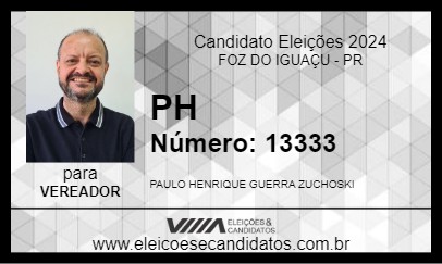 Candidato PH 2024 - FOZ DO IGUAÇU - Eleições