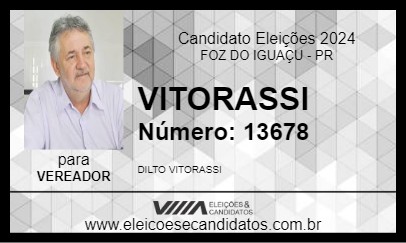 Candidato VITORASSI 2024 - FOZ DO IGUAÇU - Eleições