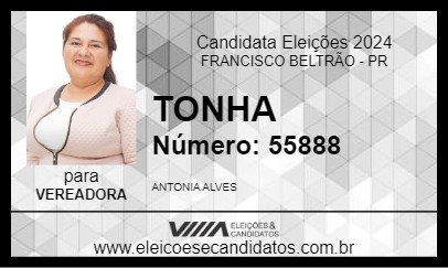 Candidato TONHA 2024 - FRANCISCO BELTRÃO - Eleições