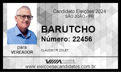 Candidato BARUTCHO 2024 - SÃO JOÃO - Eleições