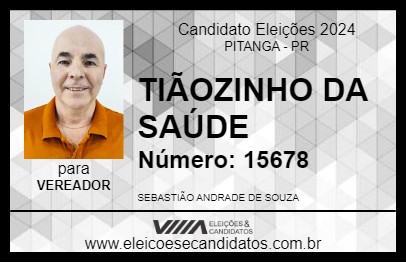 Candidato TIÃOZINHO DA SAÚDE 2024 - PITANGA - Eleições