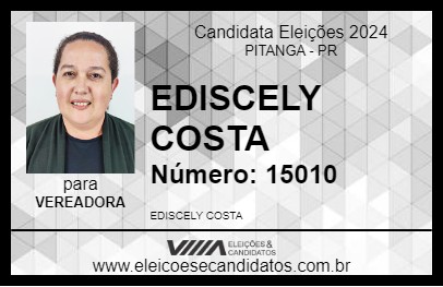 Candidato EDISCELY COSTA 2024 - PITANGA - Eleições