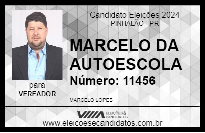 Candidato MARCELO DA AUTOESCOLA 2024 - PINHALÃO - Eleições