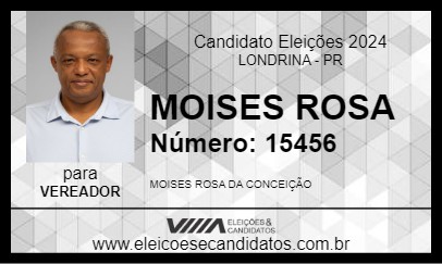 Candidato MOISES ROSA 2024 - LONDRINA - Eleições