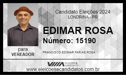 Candidato EDIMAR ROSA 2024 - LONDRINA - Eleições