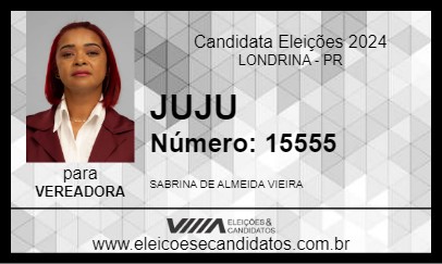 Candidato JUJU 2024 - LONDRINA - Eleições