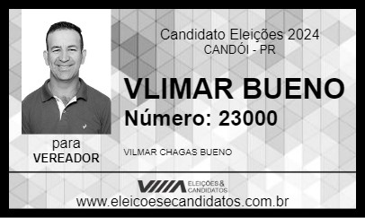 Candidato VILMAR BUENO 2024 - CANDÓI - Eleições