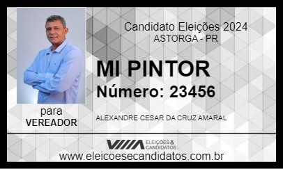 Candidato MI PINTOR 2024 - ASTORGA - Eleições