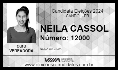 Candidato NEILA CASSOL 2024 - CANDÓI - Eleições