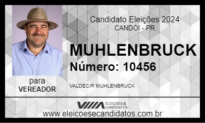 Candidato MUHLENBRUCK 2024 - CANDÓI - Eleições