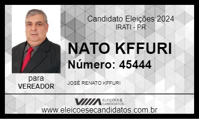 Candidato NATO KFFURI 2024 - IRATI - Eleições