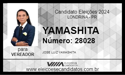 Candidato YAMASHITA 2024 - LONDRINA - Eleições