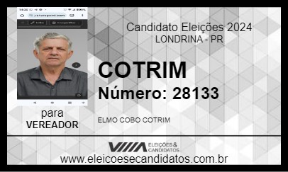 Candidato COTRIM 2024 - LONDRINA - Eleições