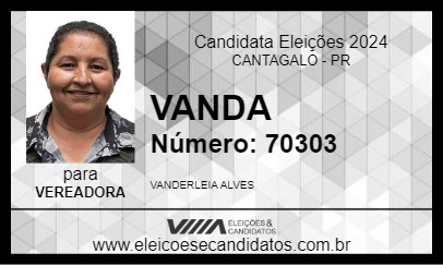 Candidato VANDA 2024 - CANTAGALO - Eleições