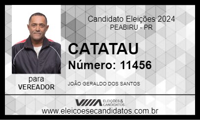 Candidato CATATAU 2024 - PEABIRU - Eleições