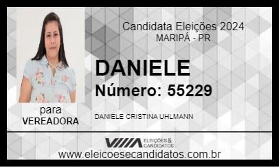 Candidato DANIELE 2024 - MARIPÁ - Eleições