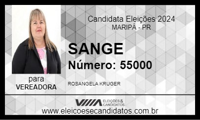 Candidato SANGE 2024 - MARIPÁ - Eleições