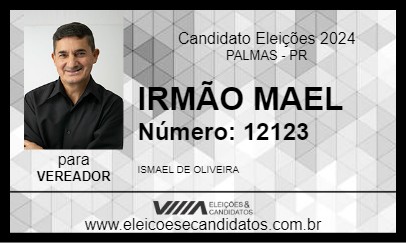 Candidato IRMÃO MAEL 2024 - PALMAS - Eleições