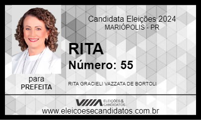 Candidato RITA 2024 - MARIÓPOLIS - Eleições