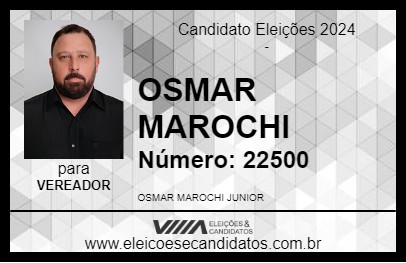 Candidato OSMAR MAROCHI 2024 - IRATI - Eleições