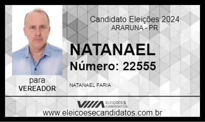 Candidato NATANAEL 2024 - ARARUNA - Eleições