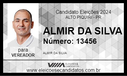 Candidato ALMIR DA SILVA 2024 - ALTO PIQUIRI - Eleições