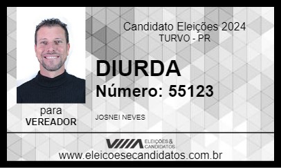 Candidato DIURDA 2024 - TURVO - Eleições