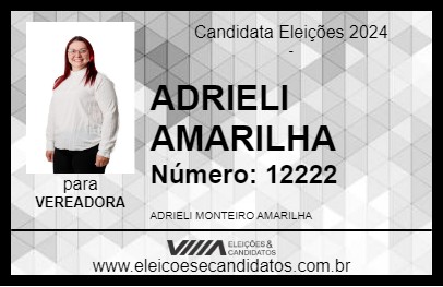 Candidato ADRIELI AMARILHA 2024 - ALTO PIQUIRI - Eleições