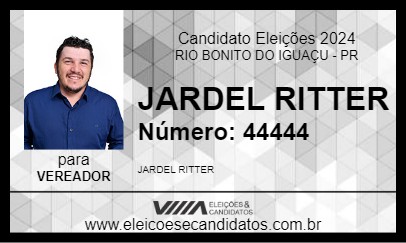 Candidato JARDEL RITTER 2024 - RIO BONITO DO IGUAÇU - Eleições