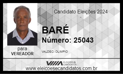 Candidato BARÉ 2024 - LONDRINA - Eleições