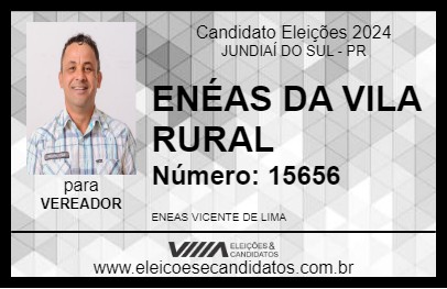 Candidato ENÉAS DA VILA RURAL 2024 - JUNDIAÍ DO SUL - Eleições