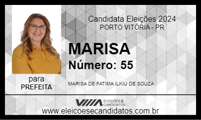 Candidato MARISA 2024 - PORTO VITÓRIA - Eleições