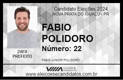 Candidato FABIO POLIDORO 2024 - NOVA PRATA DO IGUAÇU - Eleições