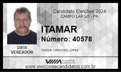 Candidato ITAMAR 2024 - CAMPO LARGO - Eleições