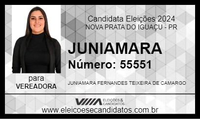 Candidato JUNIAMARA 2024 - NOVA PRATA DO IGUAÇU - Eleições