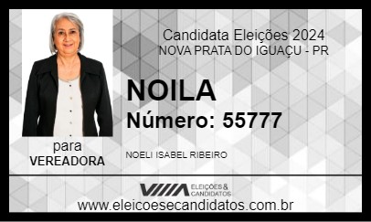 Candidato NOILA 2024 - NOVA PRATA DO IGUAÇU - Eleições