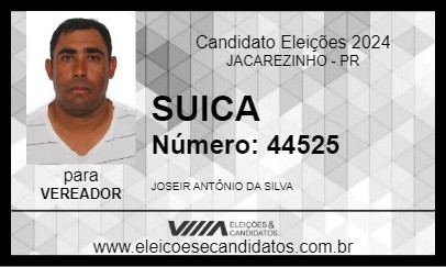 Candidato SUICA 2024 - JACAREZINHO - Eleições