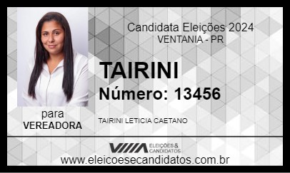 Candidato TAIRINI 2024 - VENTANIA - Eleições