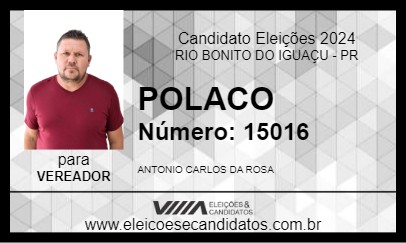 Candidato POLACO 2024 - RIO BONITO DO IGUAÇU - Eleições