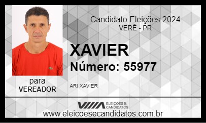 Candidato XAVIER 2024 - VERÊ - Eleições