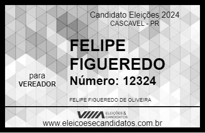 Candidato FELIPE FIGUEREDO 2024 - CASCAVEL - Eleições