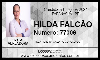 Candidato HILDA FALCÃO 2024 - PARANAGUÁ - Eleições