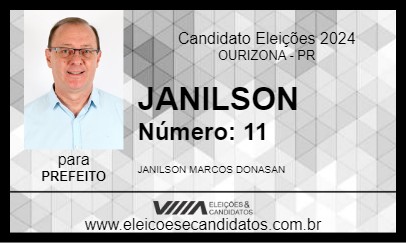 Candidato JANILSON 2024 - OURIZONA - Eleições