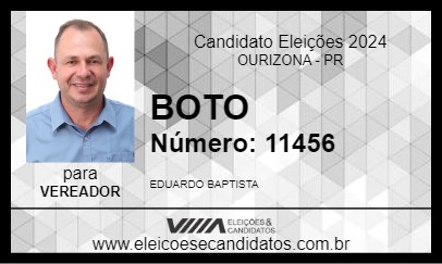 Candidato BOTO 2024 - OURIZONA - Eleições